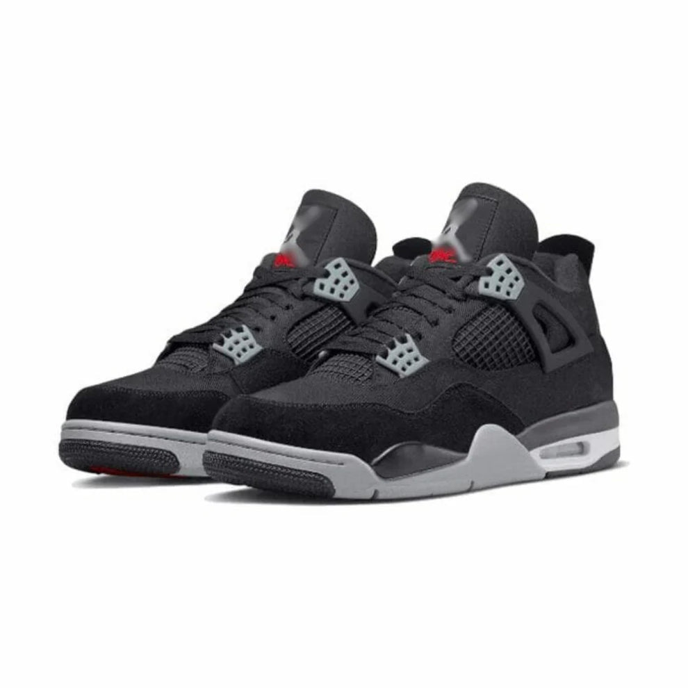 AIR J4 BLACK CANVAS