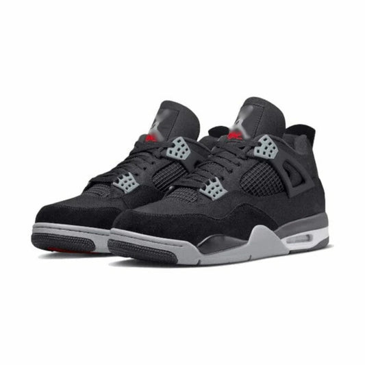 AIR J4 BLACK CANVAS